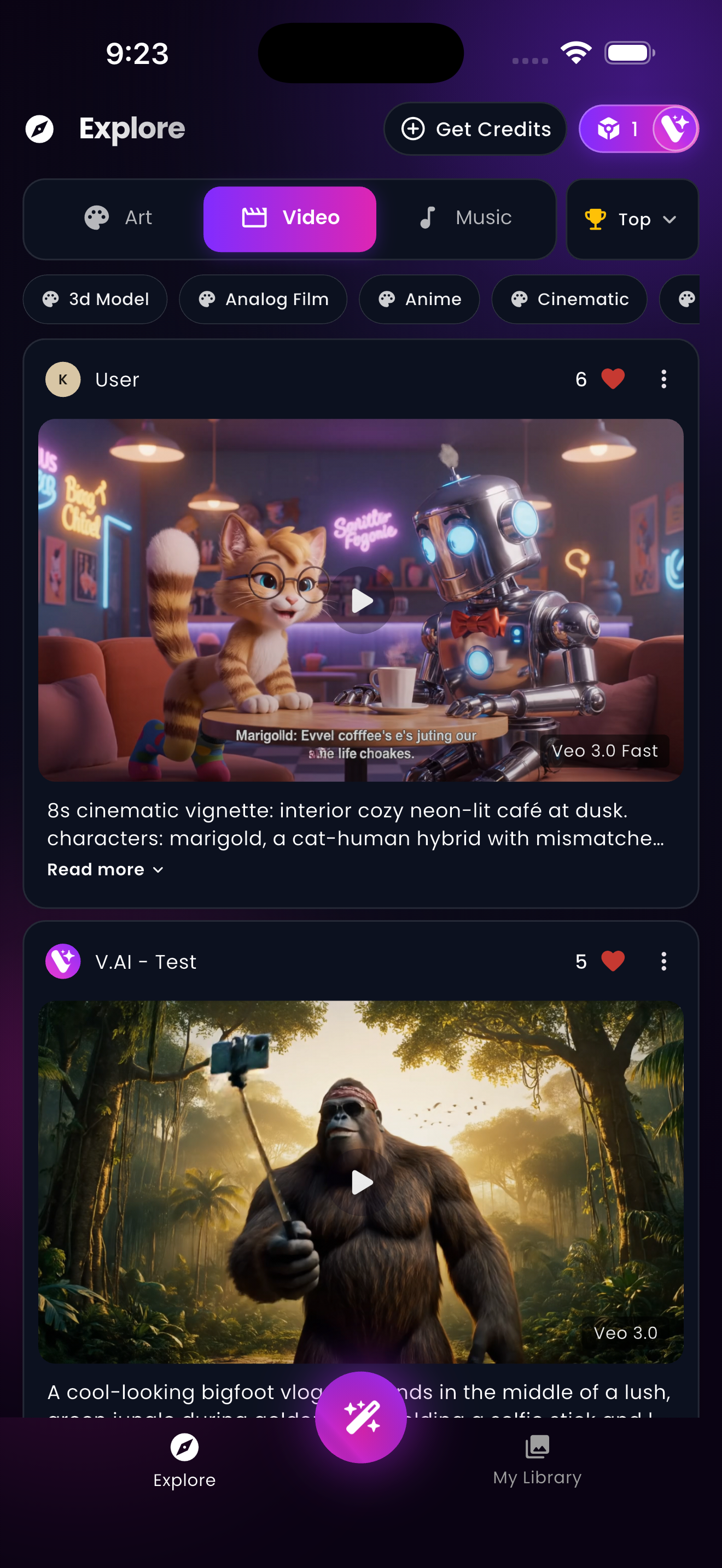 AI art viewer showing stunning anime-style digital artwork