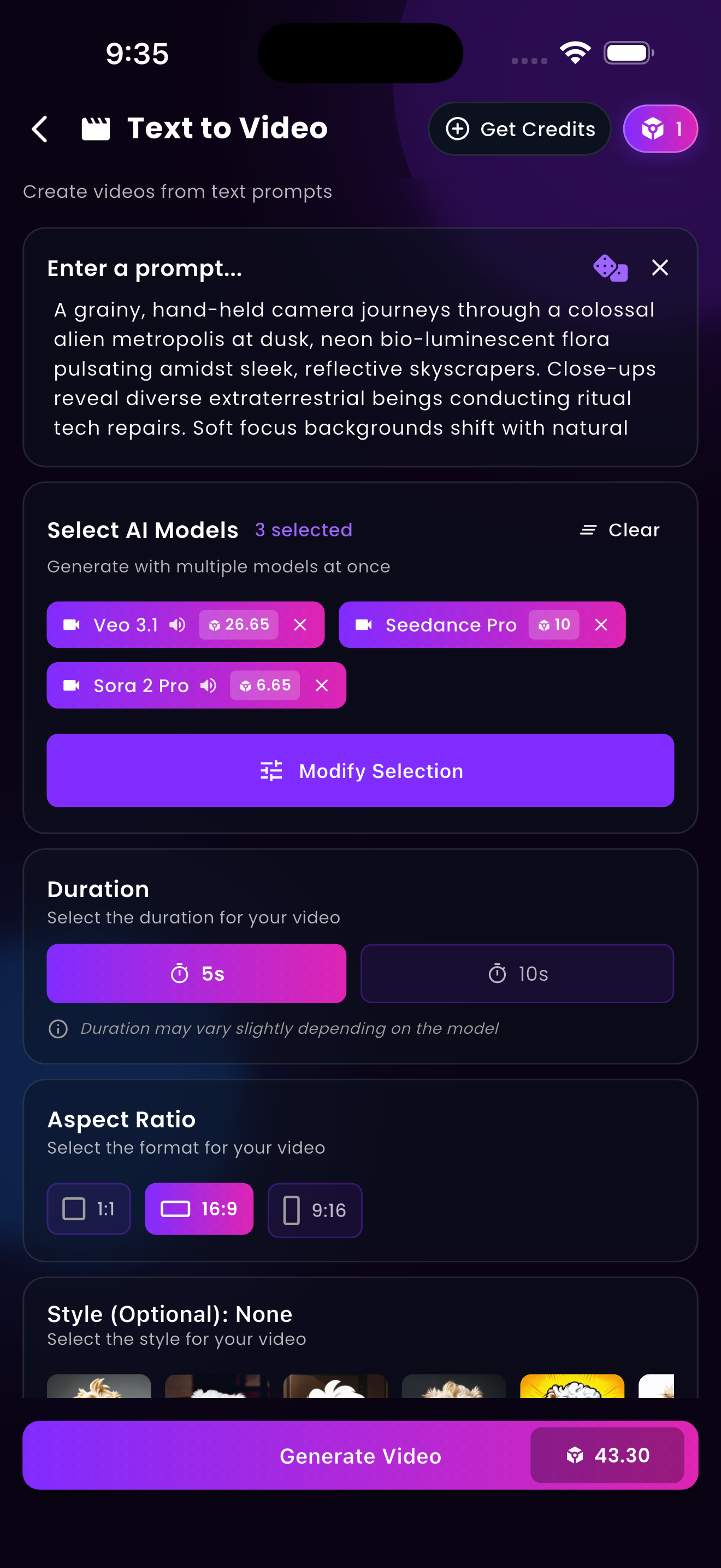 Text to Video AI - Generate videos from text descriptions